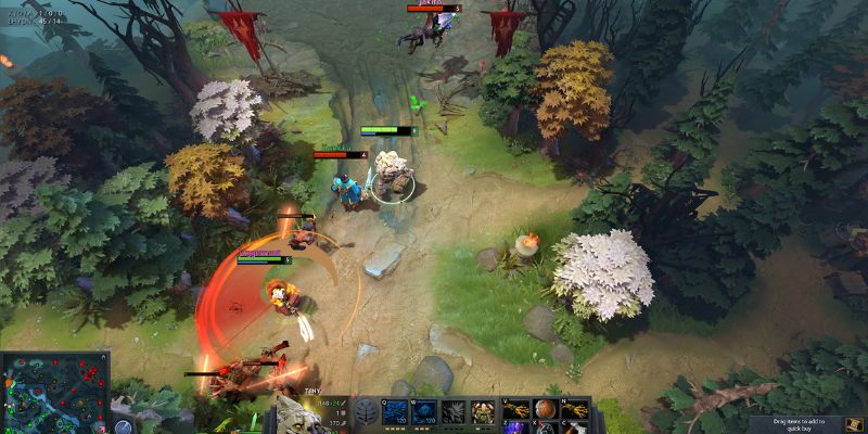 Chơi kèo đội giành được 5 mạng đầu ở Dota 2 luôn thú vị