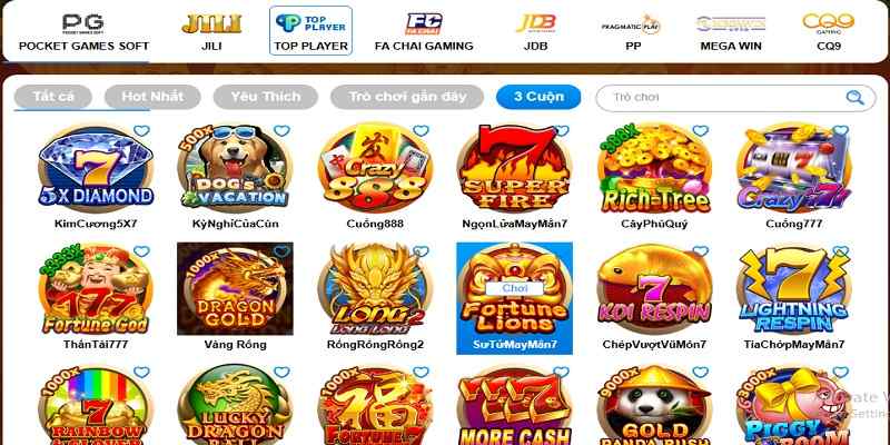 Đặc điểm của TP slot